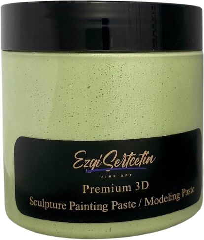 3D Sculpture Painting Paste|Texture Paste|Decorative Plaster|Ready to Use|Unique Colors|Ideal for Artwork|Stencil|Flowers|Texture|Art Relief|New Formula| 6 oz (Neon Pink) in Saudi Arabia