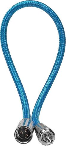 KONDOR BLUE Mini XLR إلى 3.5 مم (1/8 بوصة) مقبس صغير مع برغي تثبيت (1/8 بوصة) كابل ستيريو TRS ميكروفون 12 بوصة لميكروفونات Lavalier Pocket Cinema 6K 4K Senheiser Sony in Kuwait