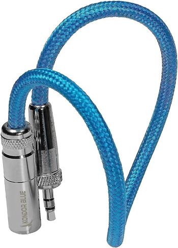 KONDOR BLUE Mini XLR إلى 3.5 مم (1/8 بوصة) مقبس صغير مع برغي تثبيت (1/8 بوصة) كابل ستيريو TRS ميكروفون 12 بوصة لميكروفونات Lavalier Pocket Cinema 6K 4K Senheiser Sony in Kuwait