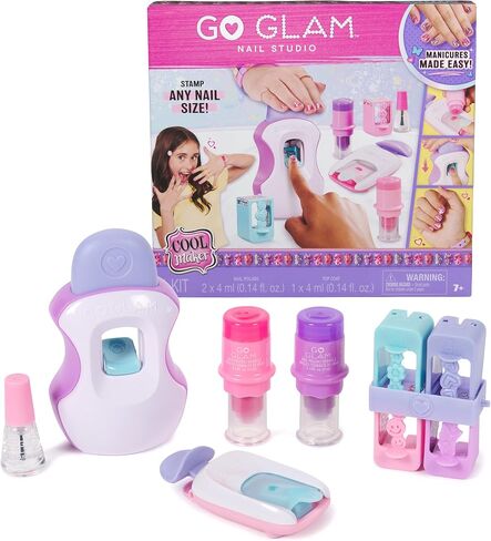 Cool Maker ، Go Glam Studio Kit ، Style 200 Nails ، 4 Designs ، 2 Approacts & Mask (قد تختلف العبوة) ، والفنون والحرف اليدوية للأعمار 7 وما فوق in Kuwait