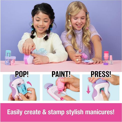 Cool Maker ، Go Glam Studio Kit ، Style 200 Nails ، 4 Designs ، 2 Approacts & Mask (قد تختلف العبوة) ، والفنون والحرف اليدوية للأعمار 7 وما فوق in Kuwait