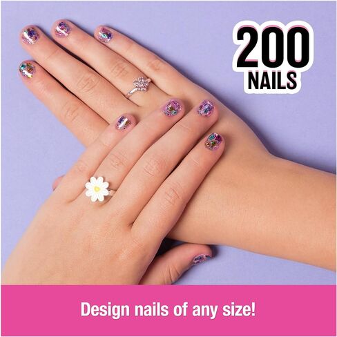Cool Maker ، Go Glam Studio Kit ، Style 200 Nails ، 4 Designs ، 2 Approacts & Mask (قد تختلف العبوة) ، والفنون والحرف اليدوية للأعمار 7 وما فوق in Kuwait