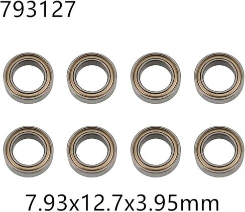 RC Car Upgrade Parts for Haiboxing for HBX 16890 16890A 16889 16889A SG1602 SG1601 8pcs Replacement Bearing 635953 793127 1/16 RC Car Parts Accessories(793127) in Kuwait
