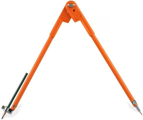 Hot Yellow pencil compass/carpenter's compass, used for carpenter's marking and marking tool drawing (45cm) in Saudi Arabia