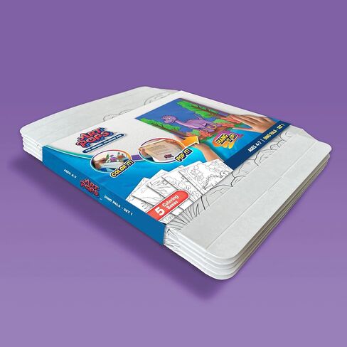 صناديق تلوين ArtPops-مجموعة مربع تلوين منبثقة مسبقًا-مجموعة فنون جدار DIY للمراهقين والكبار-الصديق للبيئة ، سهل التعليق ، لا يلزم إطار-5 عبوات ، ماندالاس البرية in Kuwait