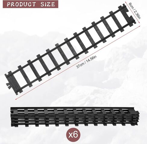 Hot Bee Train Tracks Accessories Width 6cm (2.36in) Railroad Building Toy Railway Rail for 9015 Trains Set in Kuwait