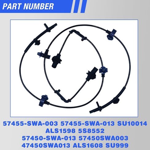 مستشعر سرعة عجلة ABS من اليمين متوافق مع مستشعر ABS لجانب الركاب من هوندا CR-V # 57450-SWA-003 57450-SWA-013 in Kuwait
