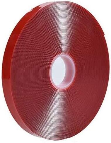 33ft Clear Mounting Tape - Acrylic Adhesive Double Sided Adhesive Foam Tape 10m X 10mm Weatherproof Heavy Duty Glue, Heat Resistant Perfect for LED Light Strip Aluminum Channel in Saudi Arabia