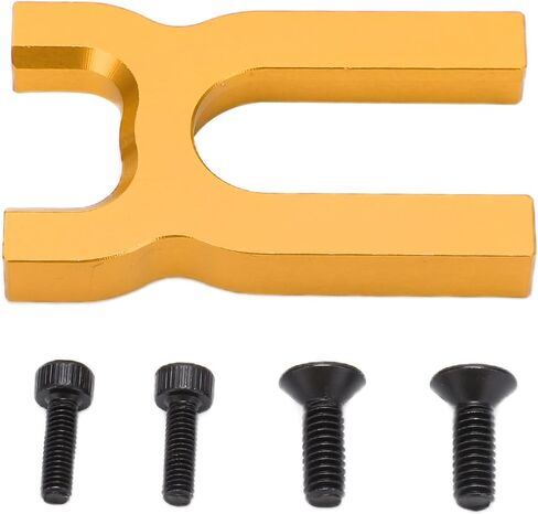 RC Motor Mount, Aluminum Alloy Center Diff Mount, RC Engine Mount for Arrma Kraton 6S BL X V4 1/7 Mojave (Gold) in Saudi Arabia