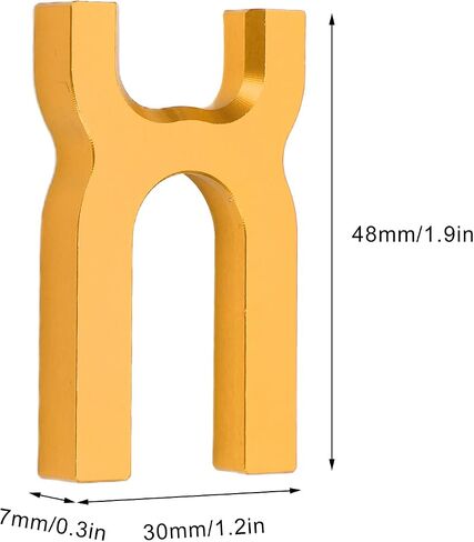 RC Motor Mount, Aluminum Alloy Center Diff Mount, RC Engine Mount for Arrma Kraton 6S BL X V4 1/7 Mojave (Gold) in Saudi Arabia