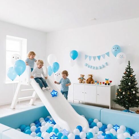 Realhaha Ball Pit Balls 50 100 200 500, Star Shapes for Babies Kids Playpen Plastic Balls for Babies Ball Pool Puppy Playballs in Saudi Arabia