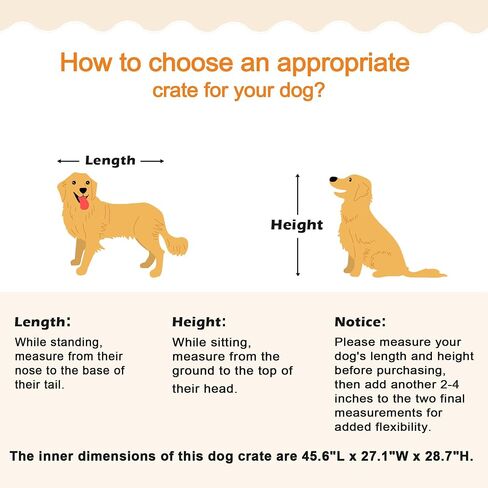 REXWELTEN 42" Heavy Duty Dog Crate Furniture for Large and Medium Dogs, Enclosed Design with 0.5 inch Holes, Indestructible Metal Kennel for High Anxiety Dogs, Chew Proof Pet House Cage Indoor, Brown in Saudi Arabia