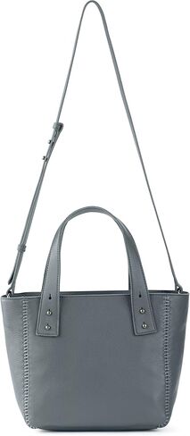 The Sak Liv Satchel in Leather, Large Purse with Removable, Convertible Straps, Black in Saudi Arabia