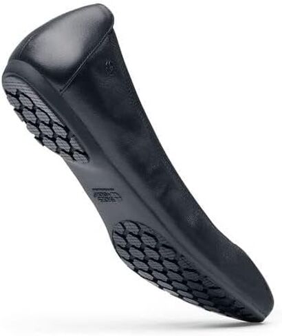Shoes for Crews LILA Ina, Women's Work Ballet Flats, Slip Resistant, Lightweight, Black Shoes in Saudi Arabia