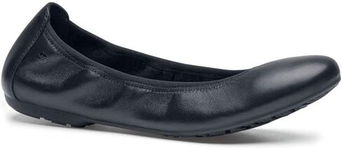 Shoes for Crews LILA Ina, Women's Work Ballet Flats, Slip Resistant, Lightweight, Black Shoes in Saudi Arabia