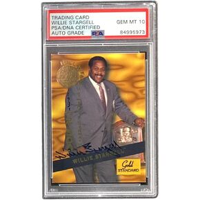 Willie Stargell Signed 1994 Signature Rookies #HOF20 Trading Card PSA/DNA Gem MT 10