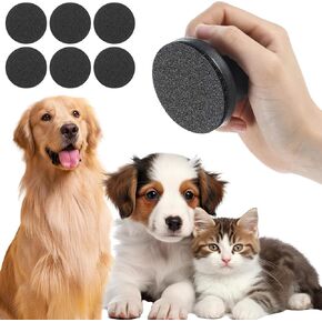 Dog Nail File with 6Pcs Replaceable Filing Disc, Dog Scratch Board for Safe and Easy Nail Care, Dog Nail Scratch Board Ensures Smooth and Healthy Nails for Dogs and Cats