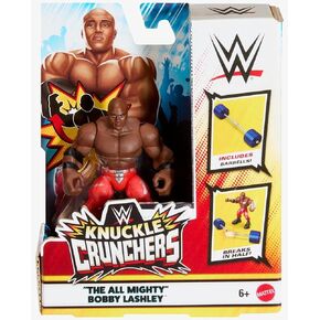 WWE Knuckles Crunchers 10 cm Figure Bobby Lashley + Accessory