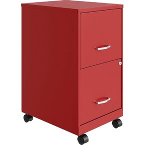 Lorell LYS SOHO File/File Mobile File Cabinet, Navy