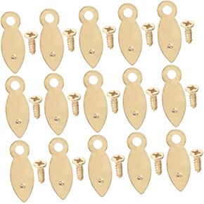 NUOBESTY 200Pcs Heavy Duty Picture Frame Fasteners Set Metal Turn Button Clips for Picture Mounting Durable Frame Parts for Craft and Home Decoration Robust Construction Wide