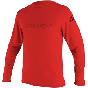 O' NEILL Unisex-Youth Basic Skins 50+ Long Sleeve Sun Shirt, Graphite, 10 in Kuwait