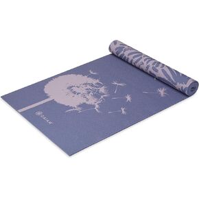 Gaiam Yoga Mat - Premium 6mm Print Reversible Extra Thick Non Slip Exercise & Fitness Mat for All Types of Yoga, Pilates & Floor Workouts (68" x 24" x 6mm Thick)