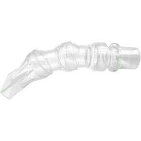 Aquarium Return Nozzle for Sump Tank-20mm (0.78in) Clear Aquarium Water Outlet Nozzle - Flexible & Rotatable Fish Tank Outflow Fitting for Aquarium Outflow End Plumbing Fitting(Flat Duckbill)