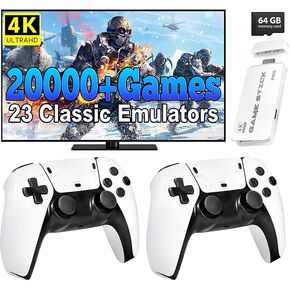 MAIGADO Retro Game Console, Equipped with 9 Classic simulators, 4K HD HDMI Output and Dual 2.4G Controller-DXV19