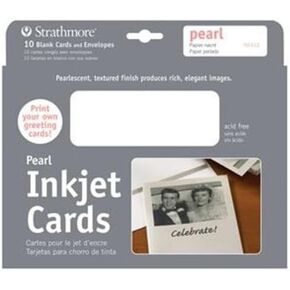 Strathmore STR-59-613 Pearl Digital Photo Card, 5 by 7"