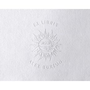 Personalized Embosser Book Stamp - From the Library of | Book Embosser | Custom Embosser Stamp | Ex Libris Embosser | personalized embosser | Celestial Design 1 5/8" x 1 5/8" in Kuwait