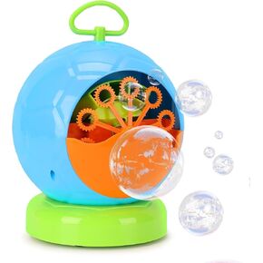 Fansteck Bubble Machine for Kids, Automatic Bubble Maker, Durable and Portable Automatic 3000+ Bubble Machine for Christmas, Parties, Suitable for Indoor and Outdoor | Blue