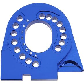 Emagtech Aluminium Motor Mount Plate متوافق مع Traxxassass 1/10 RC Crawler Car (الأزرق)