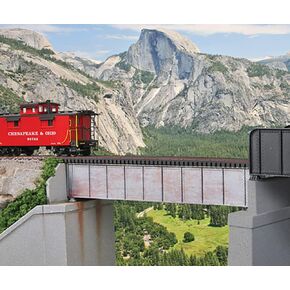 50' Single Track Railroad Deck Girder Bridge -- Kit