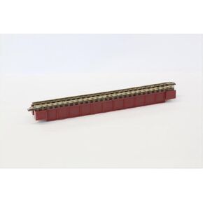 Z gauge R070 deck plate girder bridge (Maroon)