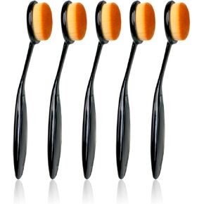 UNIMEIX 5 Pack Craft Ink Blending Brushes Set Tool Card Making Supplies Blender Brush for Card Making（Size 4, 0.82" Brush Head）