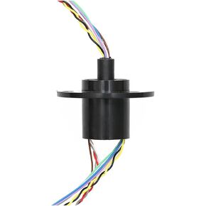 10Channel 2A 22mm Wires Capsule Slip Ring Mini Rotate Dining Table Slipring DIY Fish Wheel Conductive Signal Collector Ring