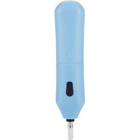 Mumusuki Electric Eraser Automatic Battery Operated Eraser with 10 Refills for Drawing Sketching Art Students Teachers Low Noise Portable 12.5cm Plastic (Blue)