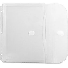 C-Line Poly Binder Pockets, 9.25 x 11.5, Clear, 5/Pack