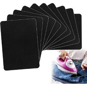 Patches for Cloth, Iron on Sewing Repair Jeans, Inside & Outside Strongest Clothing, Decorating,Crafting, Embellishment, 3.7" by 4.9" (Dark and Light Blue)
