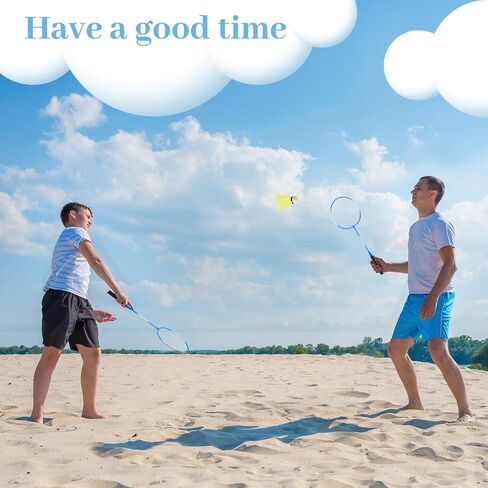 مجموعة مضارب كرة الريشة مكونة من 8 قطع مع 12 كرة ريشة و4 حقيبة حمل مضارب كرة الريشة خفيفة الوزن ومضارب كرة الريشة معدات كرة الريشة للبالغين والمراهقين in Kuwait