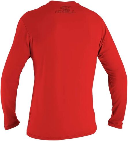 O' NEILL Unisex-Youth Basic Skins 50+ Long Sleeve Sun Shirt, Graphite, 10 in Kuwait