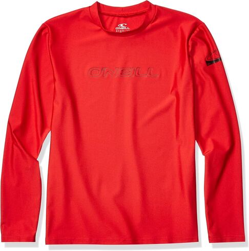 O' NEILL Unisex-Youth Basic Skins 50+ Long Sleeve Sun Shirt, Graphite, 10 in Kuwait