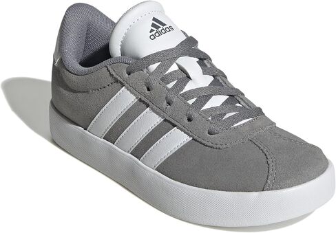 adidas Vl Court 3.0 Lace-Up Sneaker, White/Dark Blue/Better Scarlet, 2.5 US Unisex Little Kid in Saudi Arabia