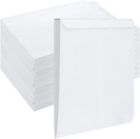 Dianelhall 50 Pcs Expansion Envelopes - 10'' x 13'' Tear Resistant Expandable Mailer Catalog Envelope Hdpe Nonwoven Material with Self Adhesive Closure Waterproof for Secure Store Office Document in Saudi Arabia