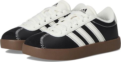 حذاء رياضي adidas Vl Court 3.0 برباط، أبيض/أزرق داكن/قرمزي أفضل، 2.5 US للجنسين للأطفال الصغار in Saudi Arabia