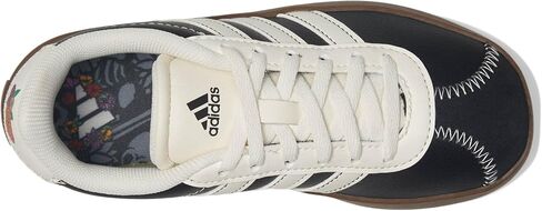 حذاء رياضي adidas Vl Court 3.0 برباط، أبيض/أزرق داكن/قرمزي أفضل، 2.5 US للجنسين للأطفال الصغار in Saudi Arabia