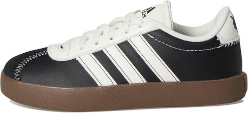 حذاء رياضي adidas Vl Court 3.0 برباط، أبيض/أزرق داكن/قرمزي أفضل، 2.5 US للجنسين للأطفال الصغار in Saudi Arabia