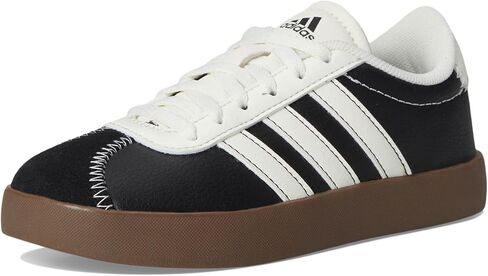 حذاء رياضي adidas Vl Court 3.0 برباط، أبيض/أزرق داكن/قرمزي أفضل، 2.5 US للجنسين للأطفال الصغار in Saudi Arabia