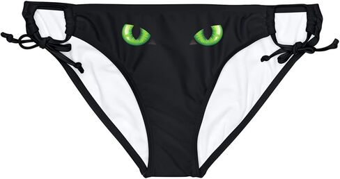 Loop Tie Side Bikini Bottom for Women (White Straps, Bikini Bottom) in Saudi Arabia