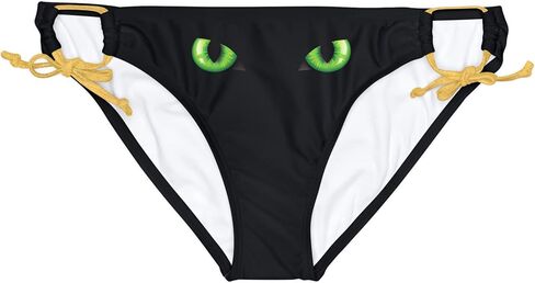 Loop Tie Side Bikini Bottom for Women (White Straps, Bikini Bottom) in Saudi Arabia